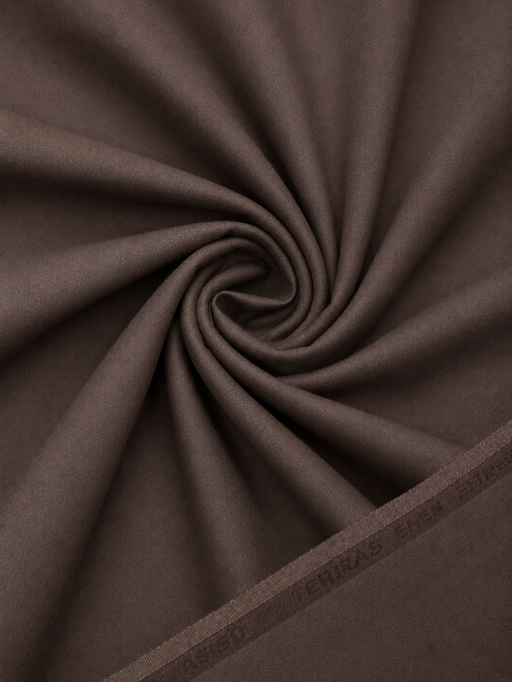 Brown stitched suit
