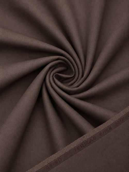 Brown stitched suit