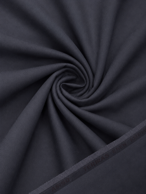 Blue stitched suit